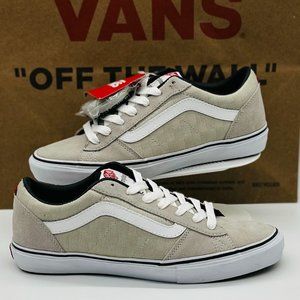 Vans men's size10 Old School Skate Omar Hassas " La Cripta dos" Tan Sude Shoe